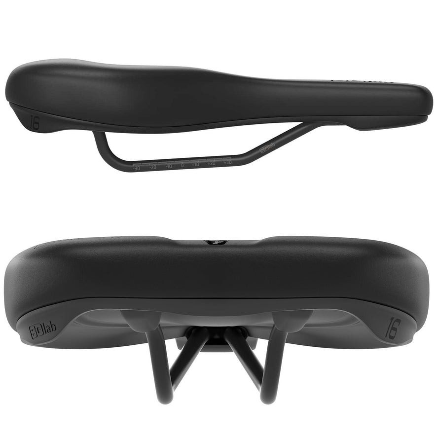 Profil et arrière de la selle vélo ergolux 601 SQlab
