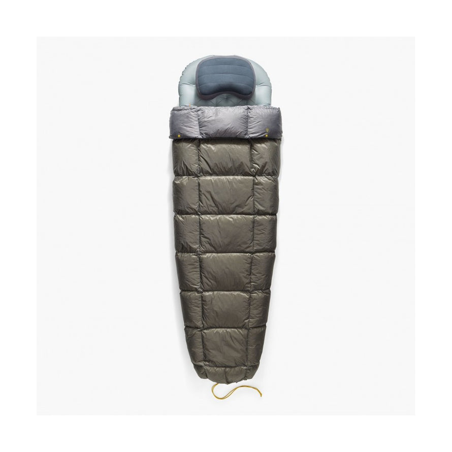 Vue de dessus du sac de couchage quilt Ember Regular Sea to Summit pour un confort et une isolation optimale