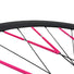 Reflecteurs rose vif pour rayons de velo Rainette 80 mm, lot de 12 pour une meilleure securite nocturne