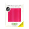Reflecteurs rose pour rayons de velo Rainette 80 mm, lot de 12 pieces pour securite et visibilite a 360 degres