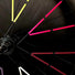 Reflecteurs multicolores Rainette 80 mm pour rayons de velo, pack de 12 pieces pour securite et visibilite en ville