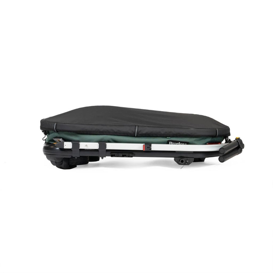 Rangement compact de la remorque vélo Hopper de Burley pliée