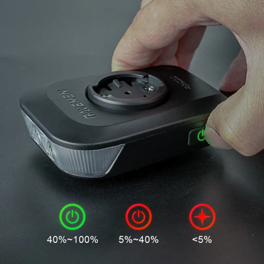 Lampe avant vélo Ravemen FR 500 avec fixation Garmin Wahoo pour un éclairage LED compact et performant