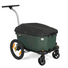 La remorque-chariot Hopper de Burley permet de transporter ses affaires à vélo et à pied, avec une bâche imperméable