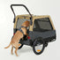 Remorque pour chien Polisport 2-en-1 jusqu a 23 kg, confortable et pratique pour balades à vélo en toute sécurité