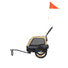 Remorque chien 2-en-1 Polisport jusqu a 23 kg, ideale pour velo, securite et confort assures