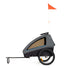 Remorque vélo et poussette 2-en-1 Polisport pour enfant de 7 mois à 4 ans, sécurité et confort garantis