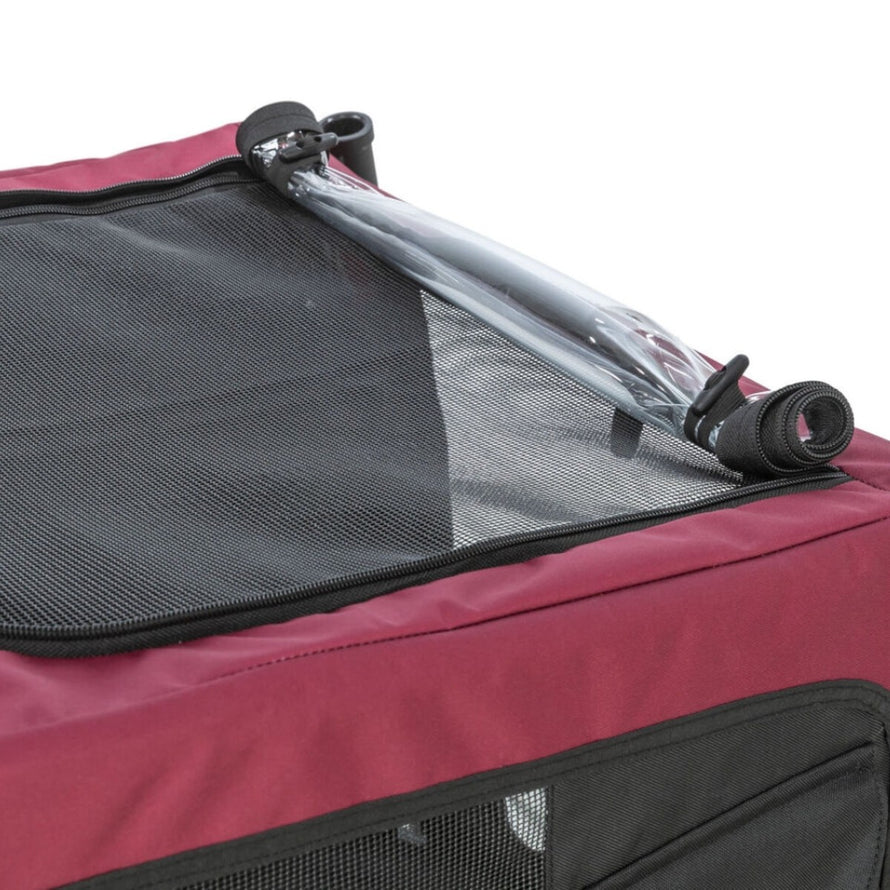 Remorque velo chien Trixie modele 22kg, ideale pour transporter votre animal en toute securite et confort