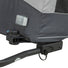 Fixation sécurisée de la remorque vélo pour chien Trixie pliable supportant jusqu'à 22 kg pour balades en toute confiance