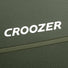 Détail du tissu robuste et du logo Croozer sur la remorque vélo Kalle.
