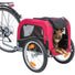 Remorque vélo pour petits chiens Trixie rouge