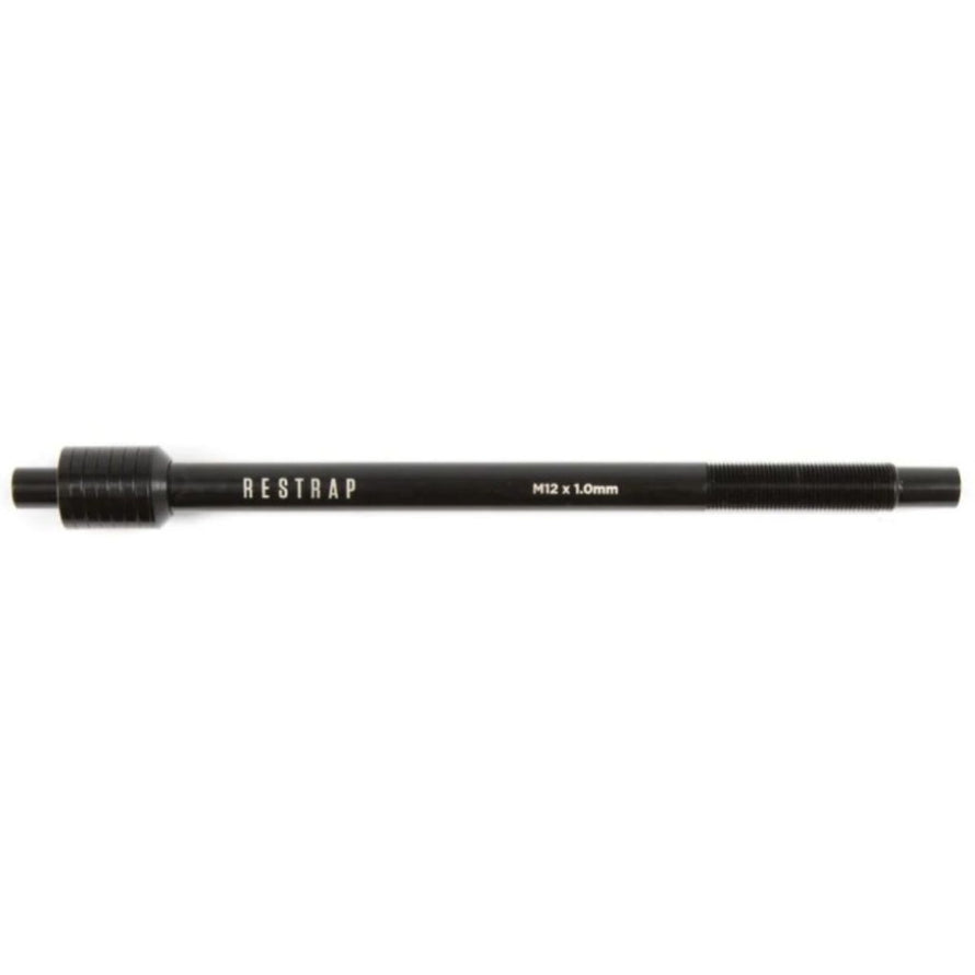Axe traversant Restrap Switch axle pour porte-bagages, fixation solide et compatible avec plusieurs types de vélos