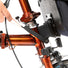 Sangle pull tab Restrap pour déverrouillage facile des bagages avant Brompton sur cadre de vélo
