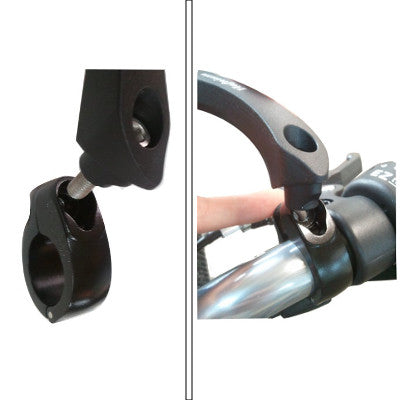 Rétroviseur Hafnium sur guidon de vélo gauche - #4