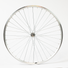 Roue avant 700C de vélo de course en aluminium à serrage rapide vue de face