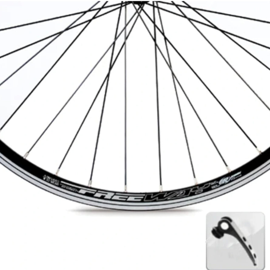 Roue avant vélo VTT 26 pouces FreeWay - #argent