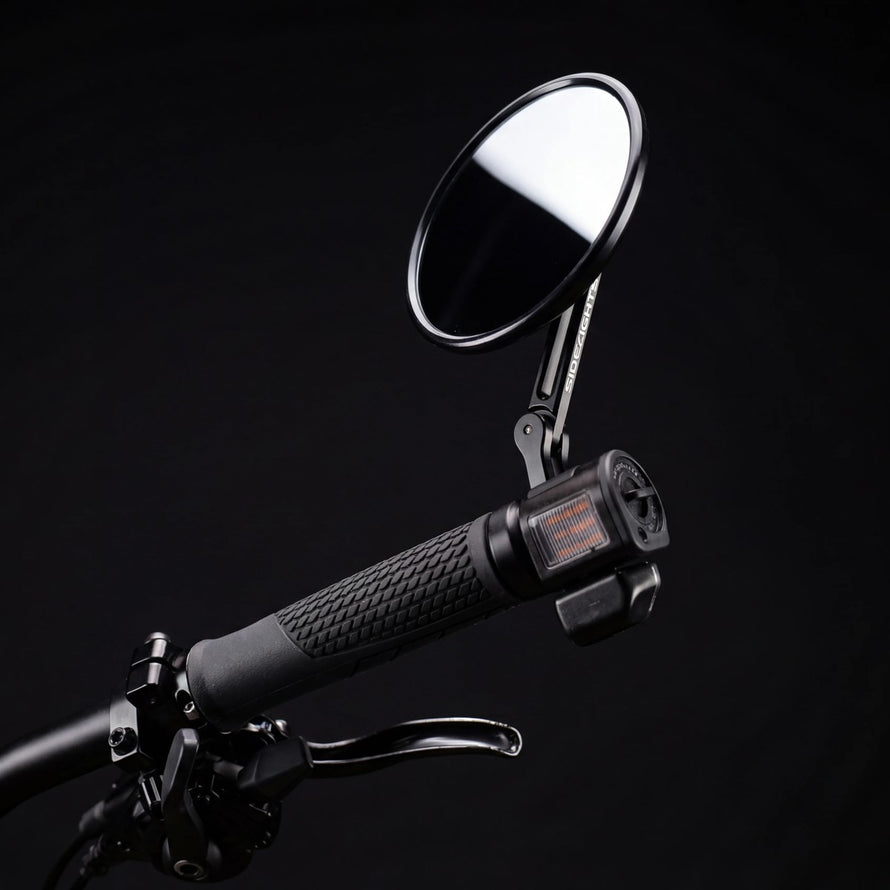 Retroviseur velo Ryde SideLights Mirror aluminium 95 mm pour securite et confort de conduite
