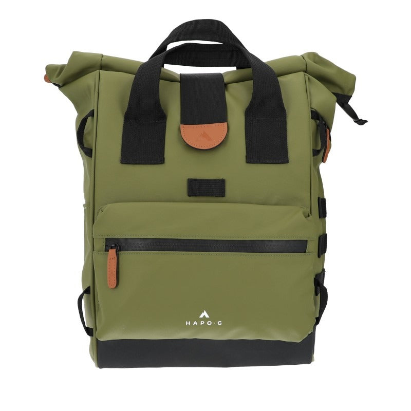 Sacoche convertible sac à dos Hapo-G roll-top 22L kaki