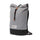 Sac à dos gris MeroMero Annecy avec base renforcée noire, pensé pour le transport à vélo en milieu urbain.