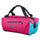 Sac à dos vélo Ortlieb Duffle Lite étanche en rose et bleu, idéal pour voyages et sorties outdoor