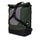 Sac à dos vélo réfléchissant et imperméable UCRR Urban Circus noir et vert