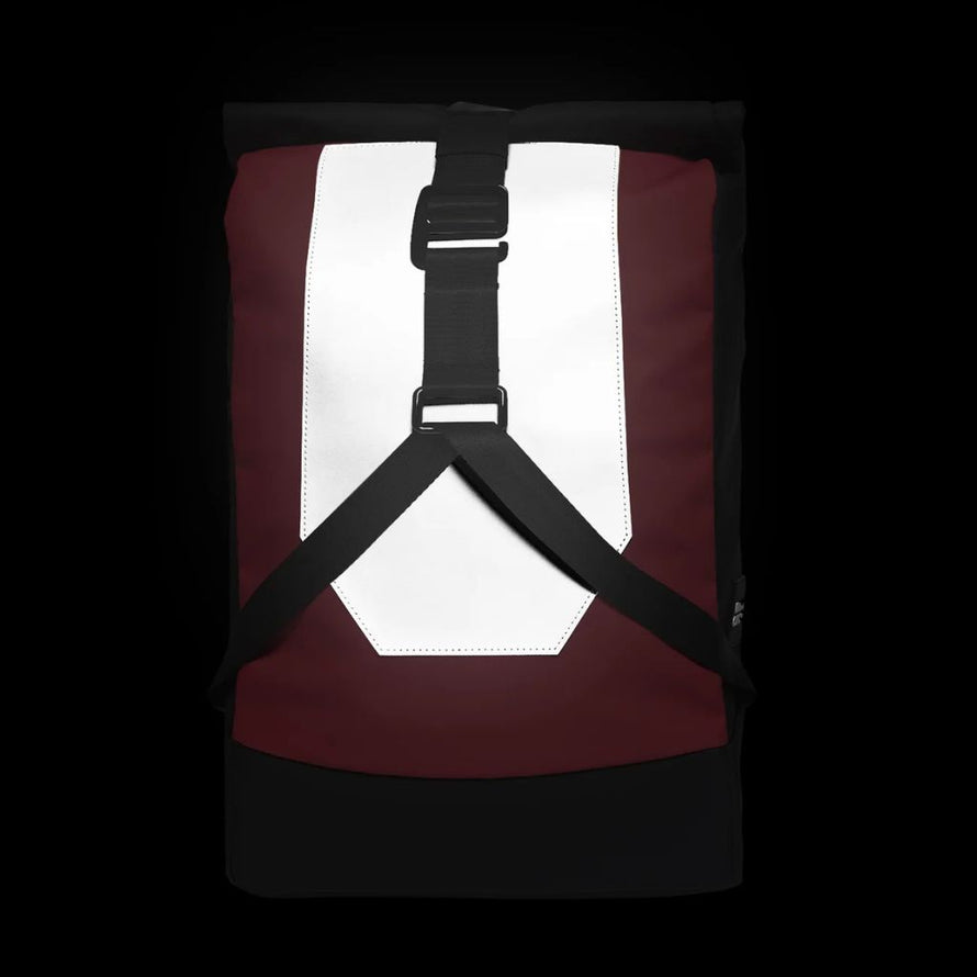 Sac à dos vélo réfléchissant UCRR Urban Circus noir et rouge