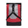 Sac à dos vélo réfléchissant et imperméable UCRR Urban Circus noir et rouge