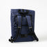 Bretelles rembourrées et sangles réglables du sac à dos convertible en sacoche vélo Badawin Ali 28 L bleu marine
