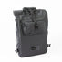 Vue arrière du sac à dos sacoche vélo Badawin Ali 28 L avec système de fixation pour porte-bagages dans sa poche