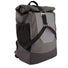 Sac à dos Urban Circus gris et noir avec panneau réfléchissant, idéal pour améliorer la visibilité du cycliste en ville.