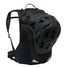 Sac à dos Trailvent Vaude 15L noir vue du casque accroché
