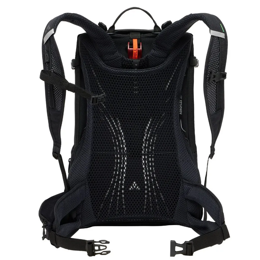 Sac à dos Trailvent Vaude 15Lnoir vue du dos du sac