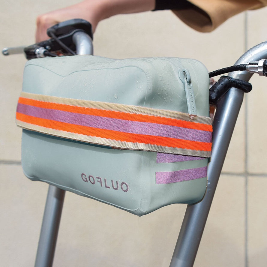 sacoche guidon vélo Gofluo belu ciel sur guidon vélo