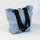 Sac cabas bleu pastel Cobags Bikezac 2.0 20L pour porte-bagages arrière vélo, léger et résistant