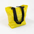 Sac cabas jaune Cobags Bikezac 2.0 20L avec anses noires pour porte-bagages arrière vélo, solide et facile à transporter