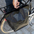 Sac cabas noir Cobags Bikezac 2.0 20L pour porte-bagages arrière vélo, résistant et facile à transporter