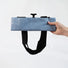 Sac cabas pliable bleu clair Cobags Bikezac 2.0 20L, compact et léger pour porte-bagages arrière vélo