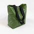 Sac cabas vert fonce Cobags Bikezac 2.0 20L pour porte-bagages arriere velo, robuste et fonctionnel