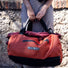 Sac Ortlieb Duffle Lite rouge : sac de voyage étanche et léger, parfait pour cyclistes et aventuriers urbains