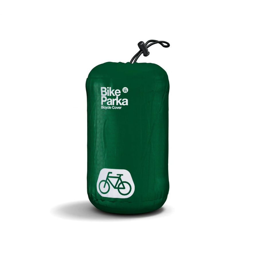 Sac de rangement de la housse de protection pour vélos cargo longtail avec siège enfant Bike Parka verte