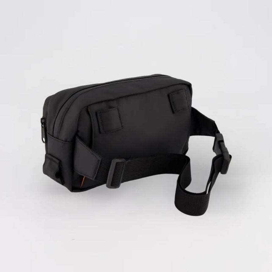Sacoche banane vélo Urban Circus noire compacte avec ceinture ajustable et design réfléchissant pour cyclistes urbains