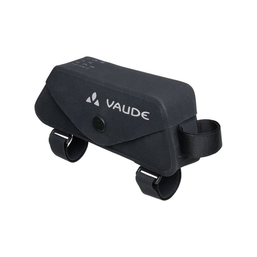 Sacoche cadre bikepacking Vaude Trailtop tube resistant a l eau pour velo aventure