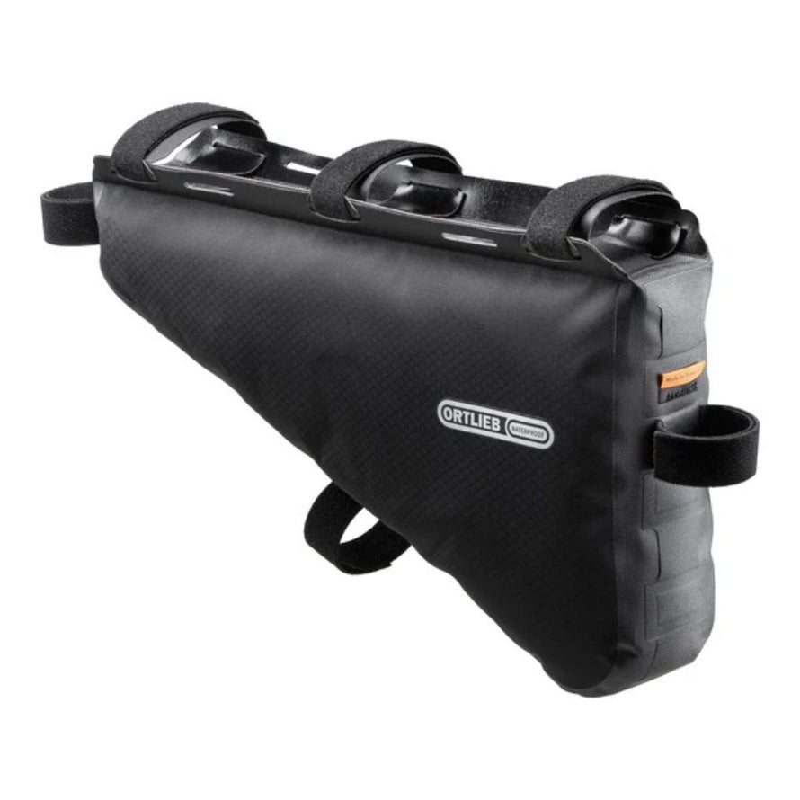 Sacoche de cadre bikepacking Ortlieb étanche 4 litres coté fermé