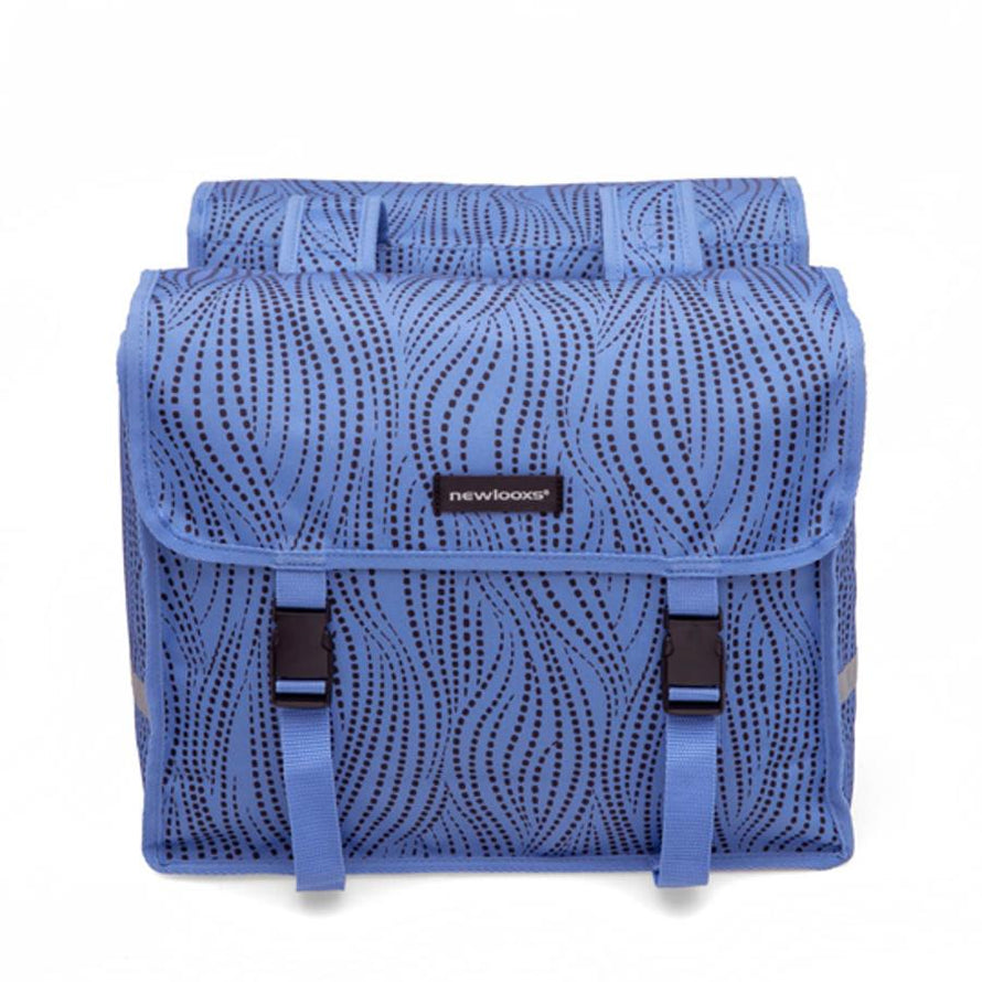 sacoche double newlooxs bleue alma vue de face