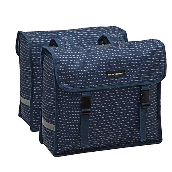 sacoche double fiori nomi bleue newlooxs