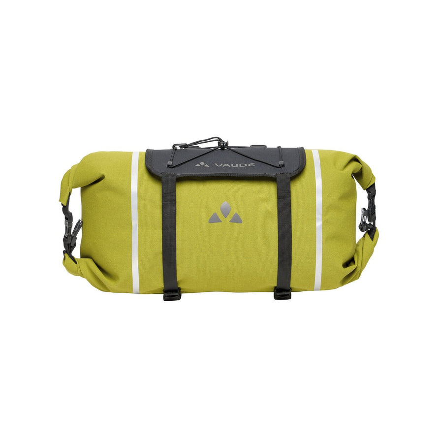 Sacoche étanche guidon Vaude Trailfront Cage 10 L, parfaite pour le bikepacking et le cyclotourisme