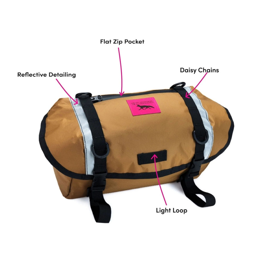 Sacoche de guidon Catalyst Pack Swift Industries, résistante et pratique pour vos aventures à vélo