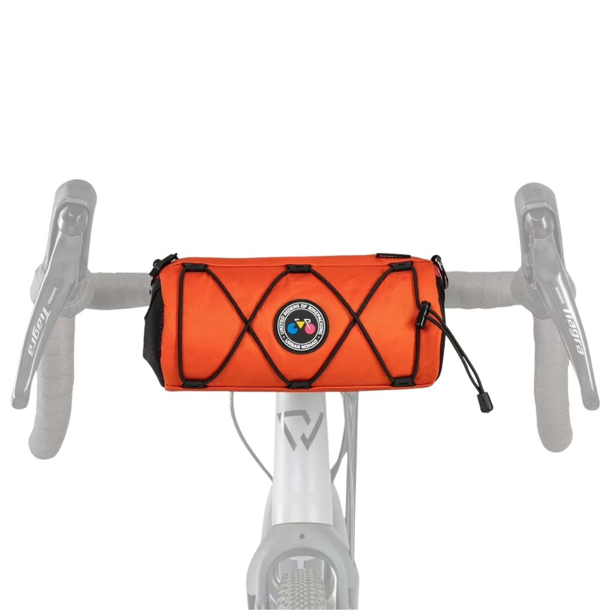 Sacoche de guidon Contec Urban Nomad 1.7 L orange, compacte et résistante, idéale pour vélo urbain, marque 33
