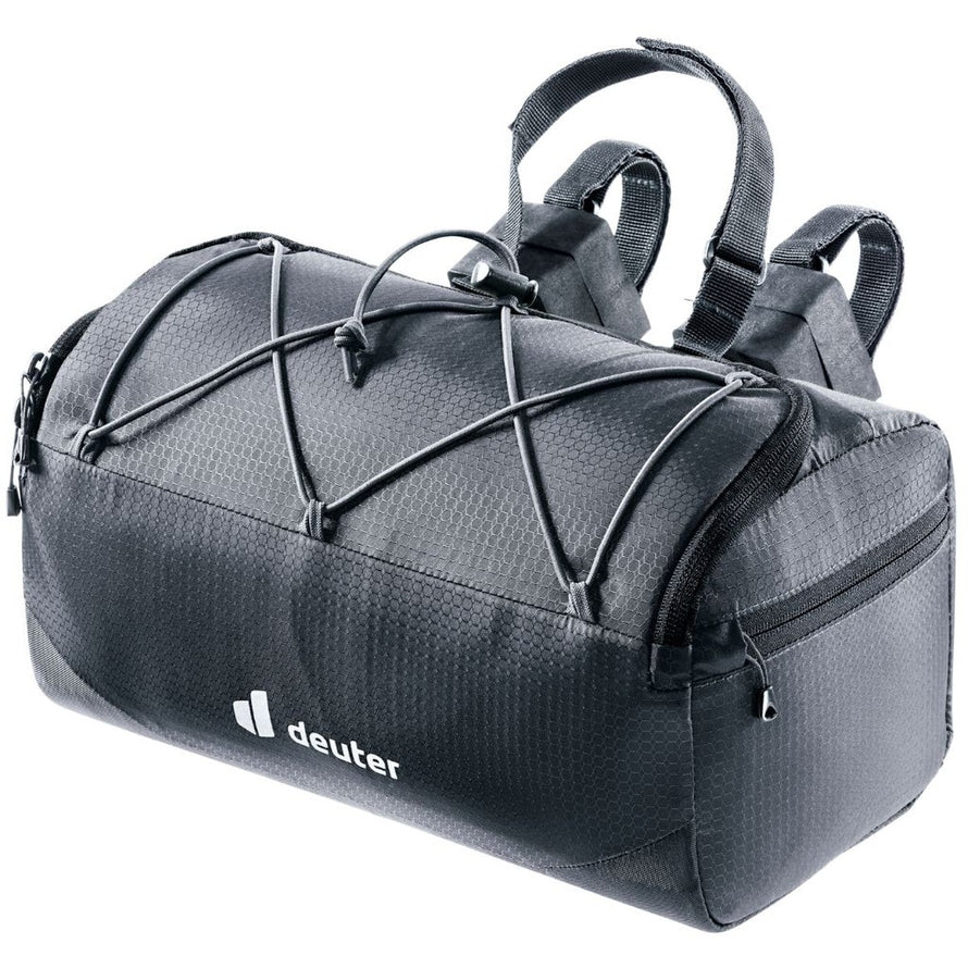 Sacoche de guidon Deuter Mondego 8L noire, compacte et résistante pour vos sorties vélo urbaines et aventures