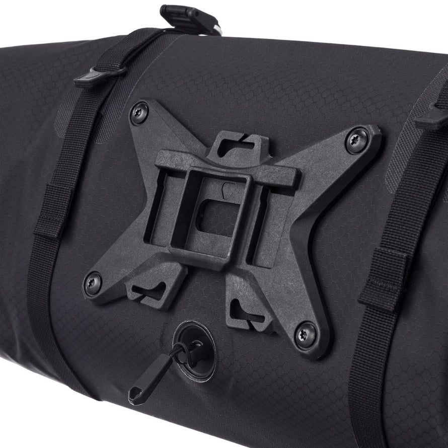 Fixation robuste de la sacoche de guidon Ortlieb Pack-Flex 15L noire pour bikepacking étanche